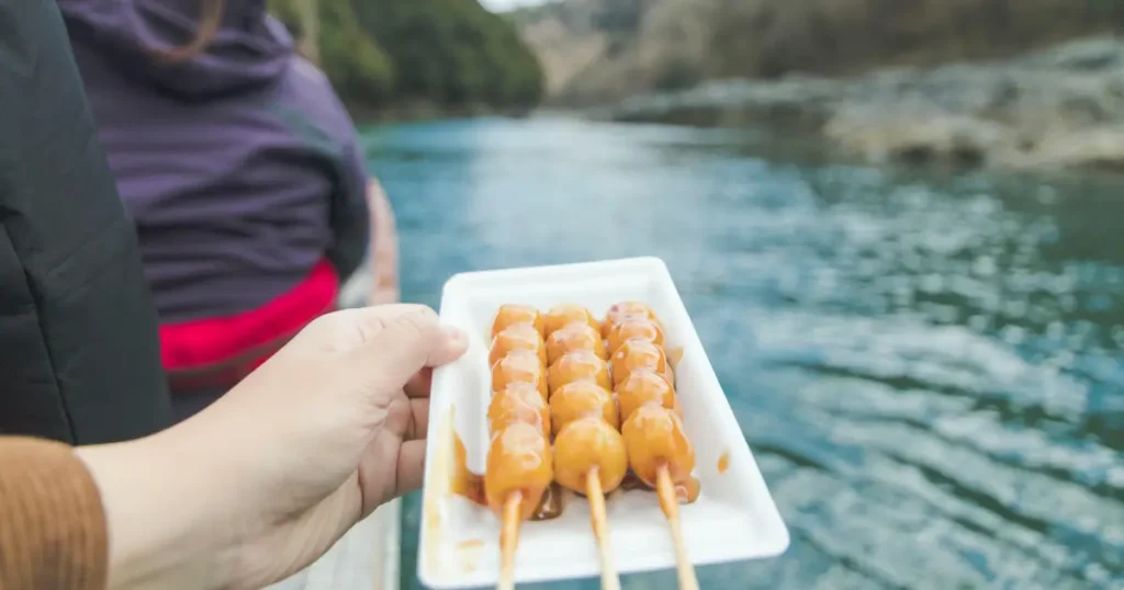 Japanese Mitarashi Dango